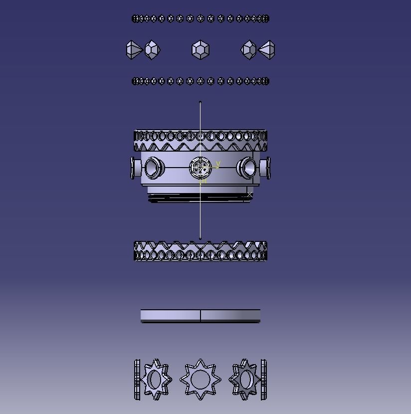 Finger Ring-02 3D print model_49