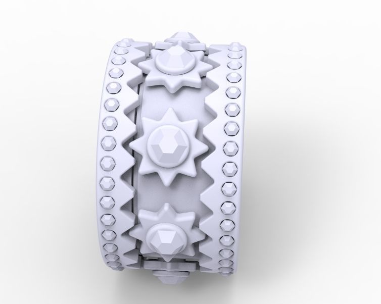 Finger Ring-02 3D print model_7