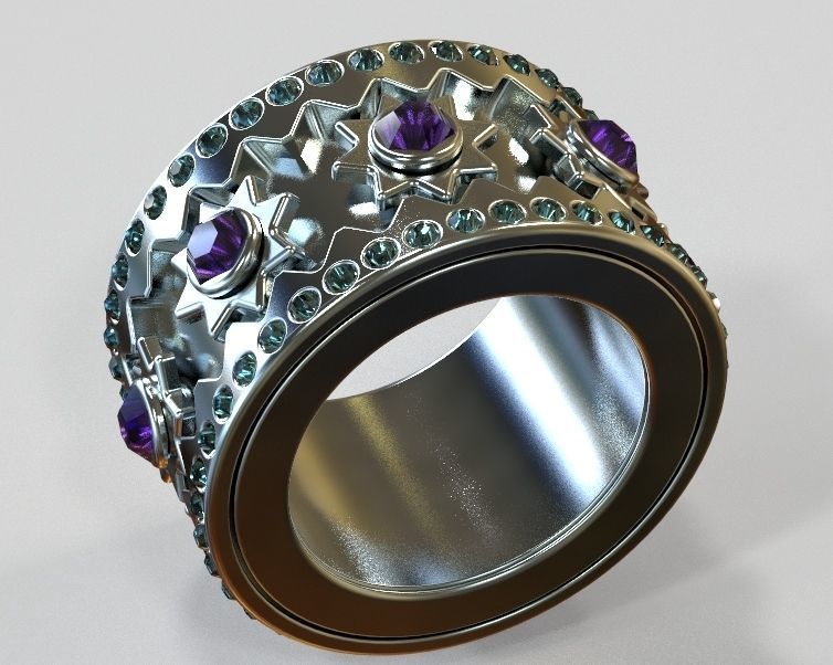 Finger Ring-02 3D print model_1