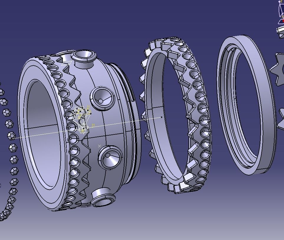 Finger Ring-02 3D print model_53