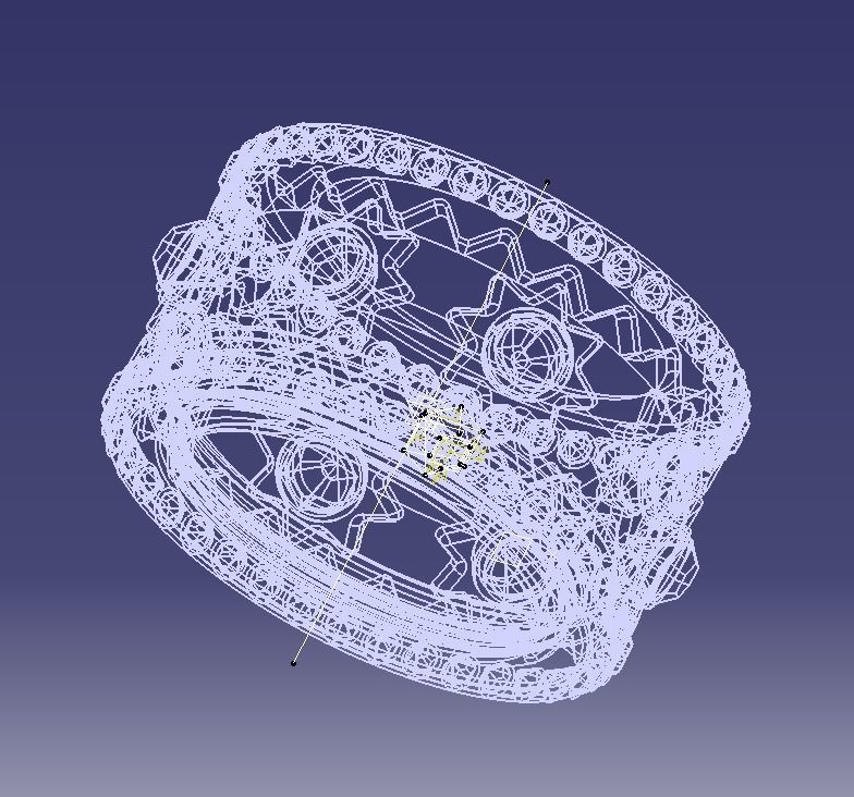 Finger Ring-02 3D print model_17