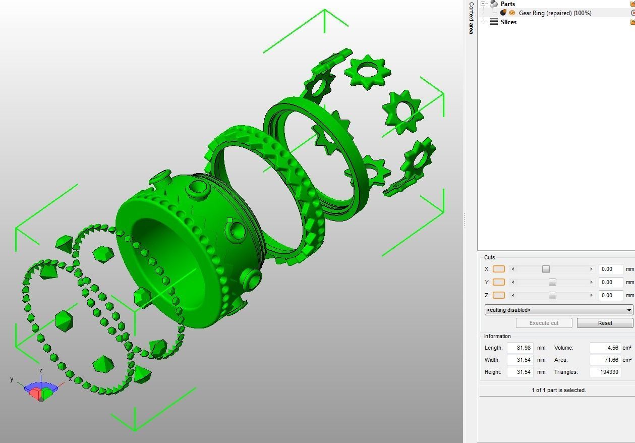 Finger Ring-02 3D print model_60