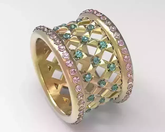 Finger Ring-04 3D print model