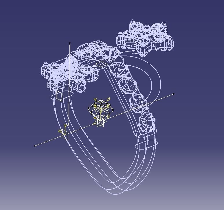 Finger Ring-05 3D print model_44