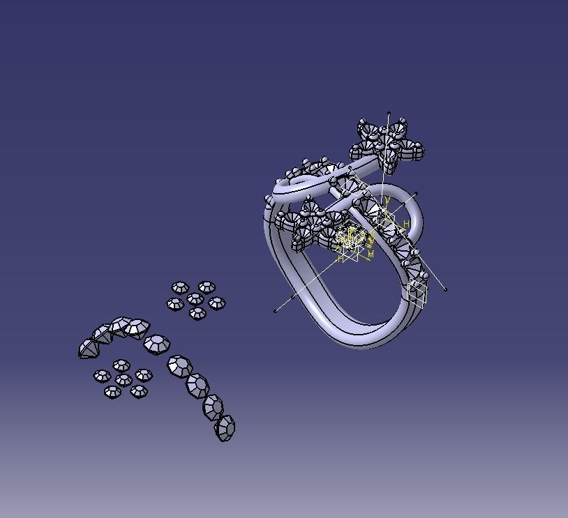 Finger Ring-05 3D print model_53