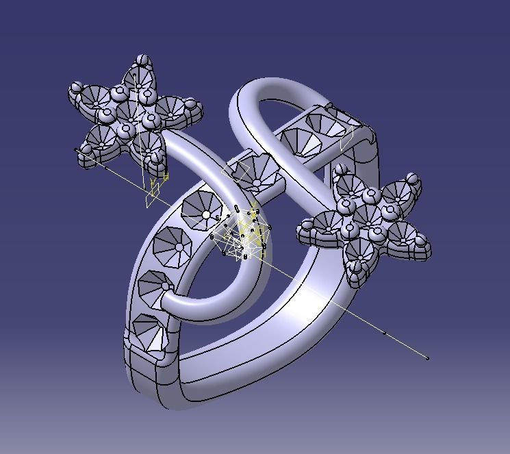 Finger Ring-05 3D print model_82