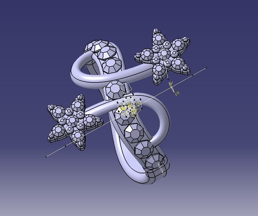 Finger Ring-05 3D print model_64