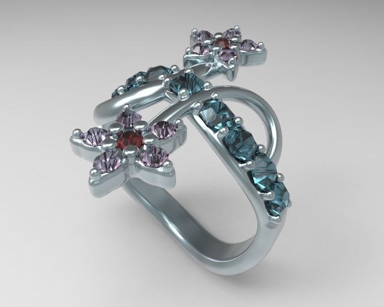 Finger Ring-05 3D print model_89