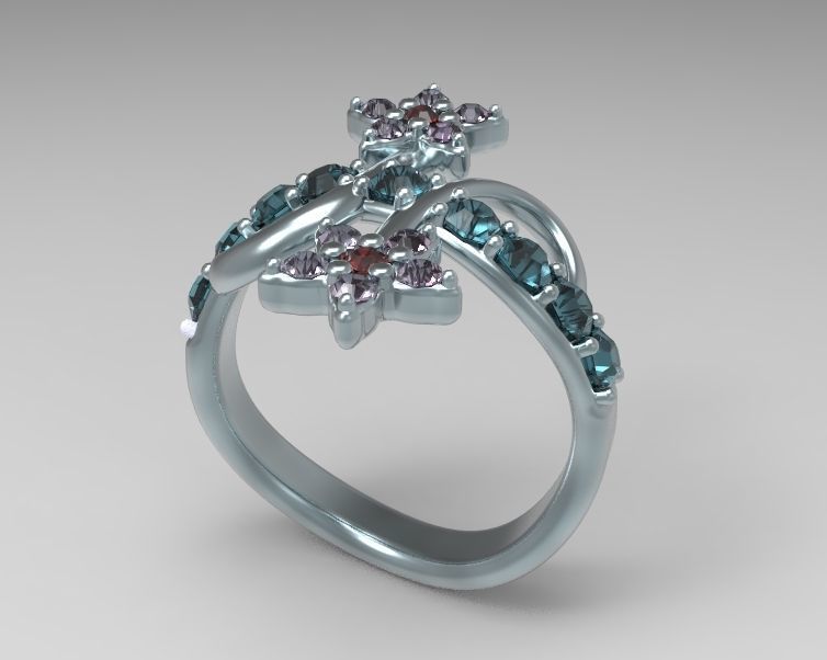 Finger Ring-05 3D print model_15