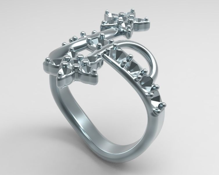Finger Ring-05 3D print model_13