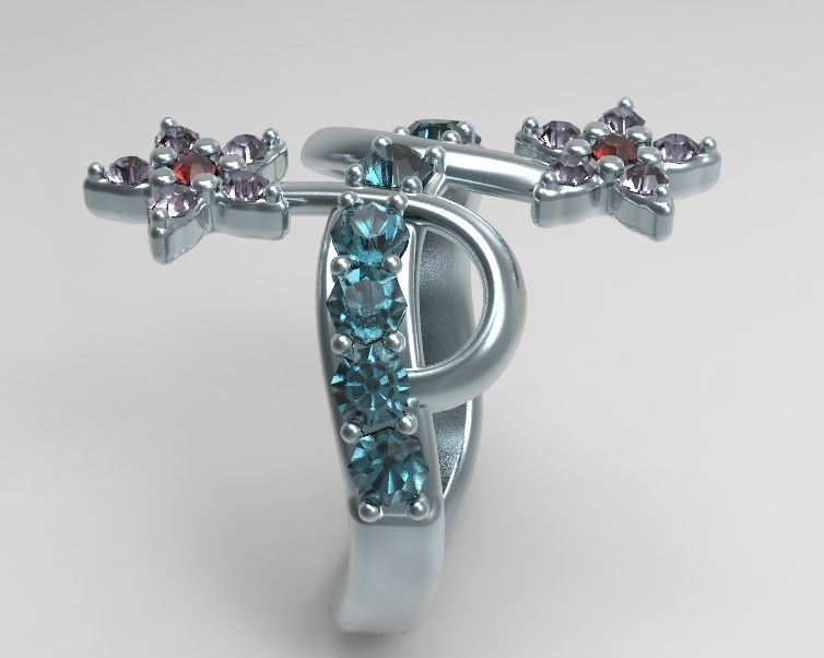 Finger Ring-05 3D print model_47