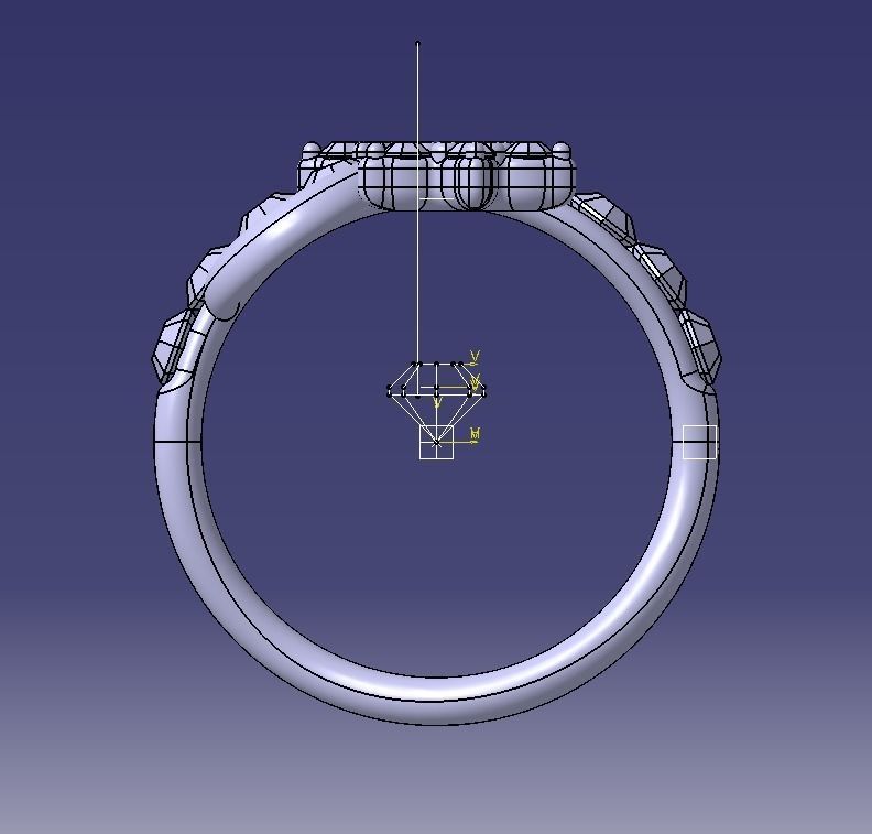 Finger Ring-05 3D print model_38