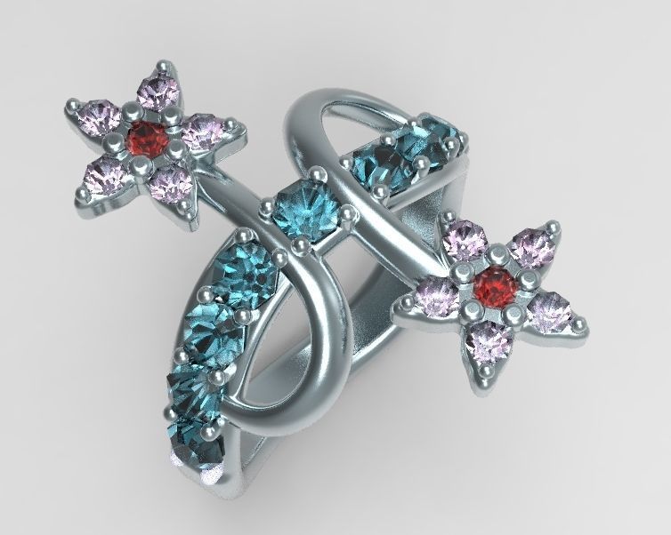 Finger Ring-05 3D print model_25