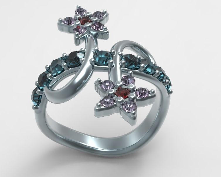 Finger Ring-05 3D print model_76