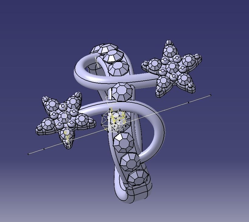 Finger Ring-05 3D print model_50