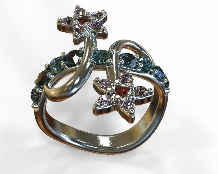 Finger Ring-05 3D print model_77