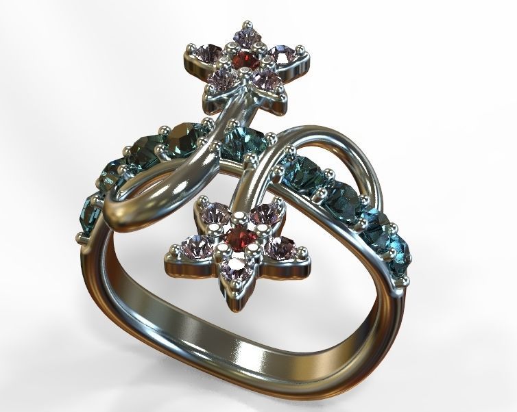 Finger Ring-05 3D print model_86