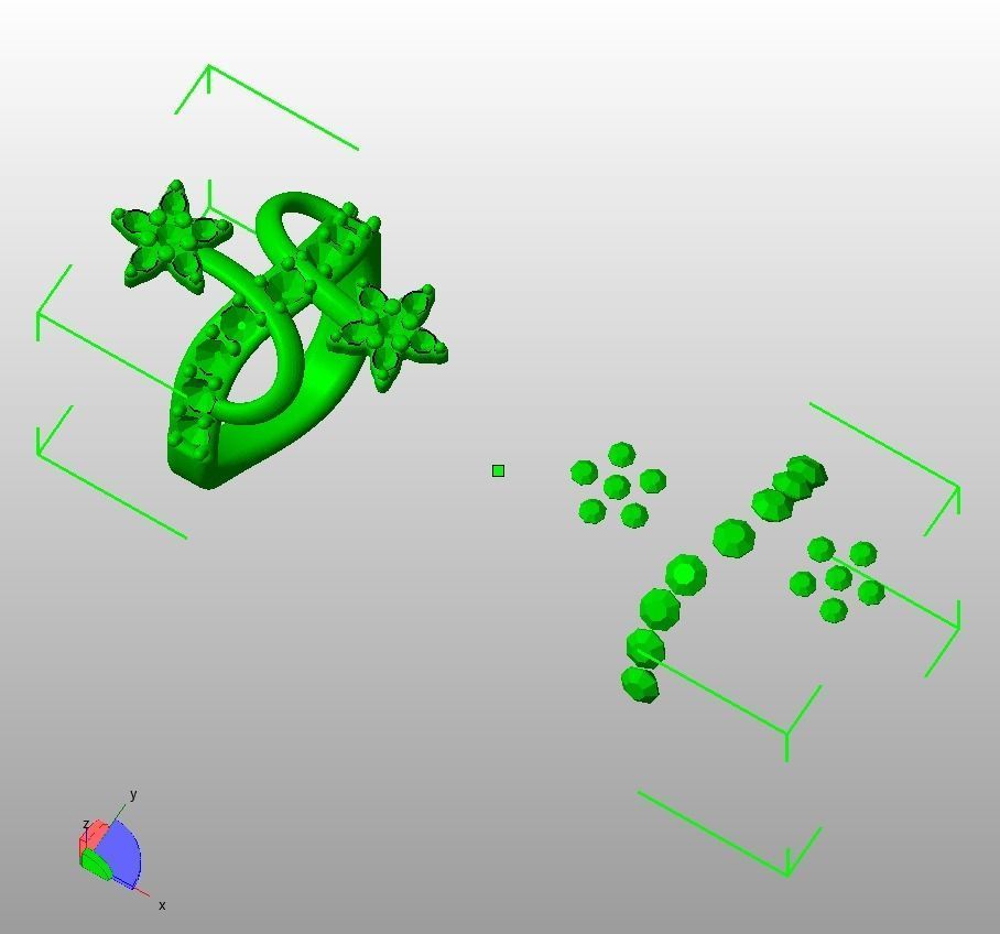 Finger Ring-05 3D print model_63