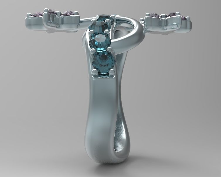 Finger Ring-05 3D print model_99