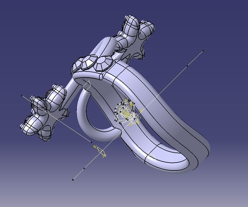Finger Ring-05 3D print model_42