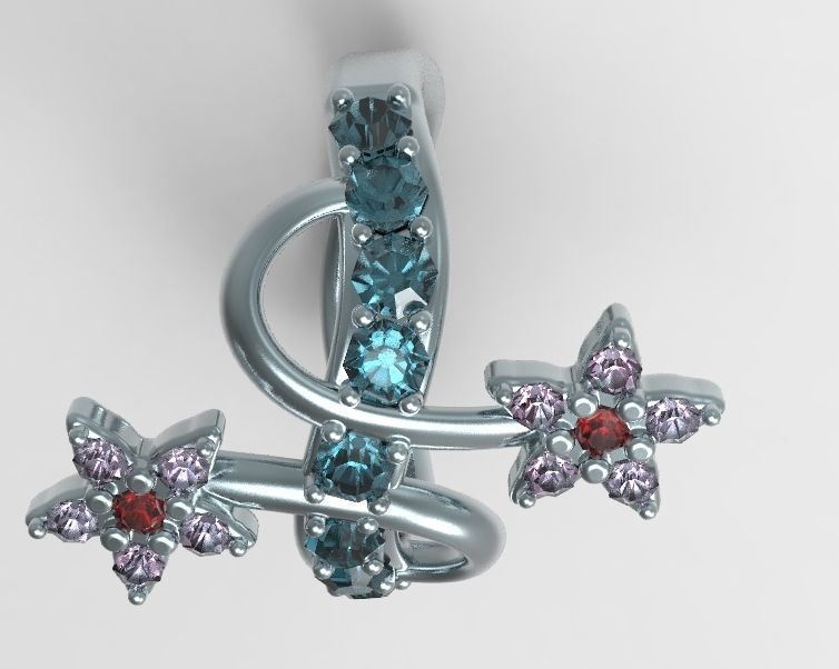 Finger Ring-05 3D print model_48