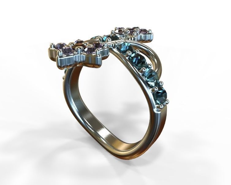 Finger Ring-05 3D print model_61