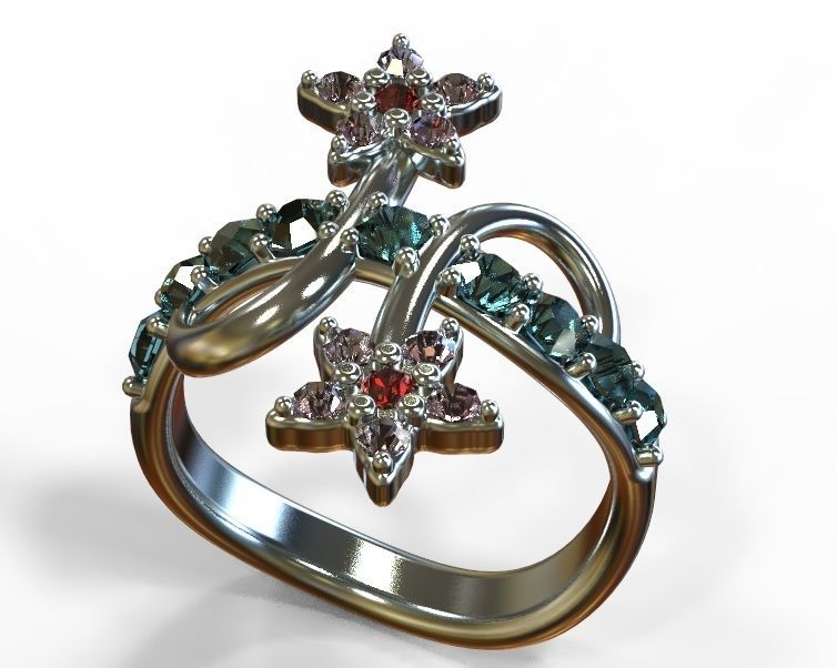 Finger Ring-05 3D print model_91