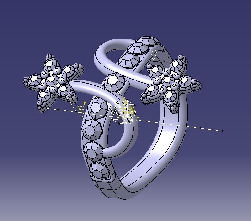 Finger Ring-05 3D print model_41