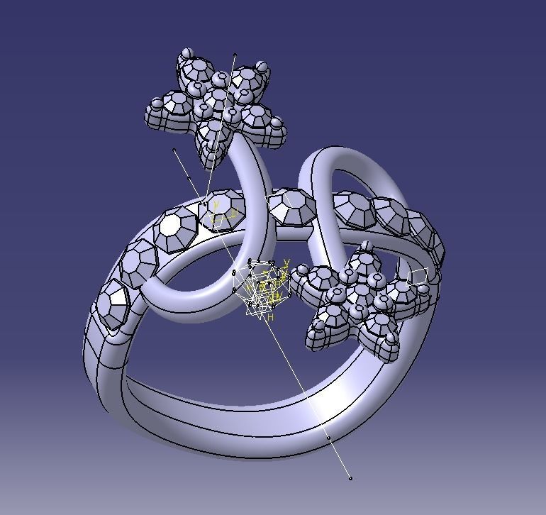 Finger Ring-05 3D print model_66