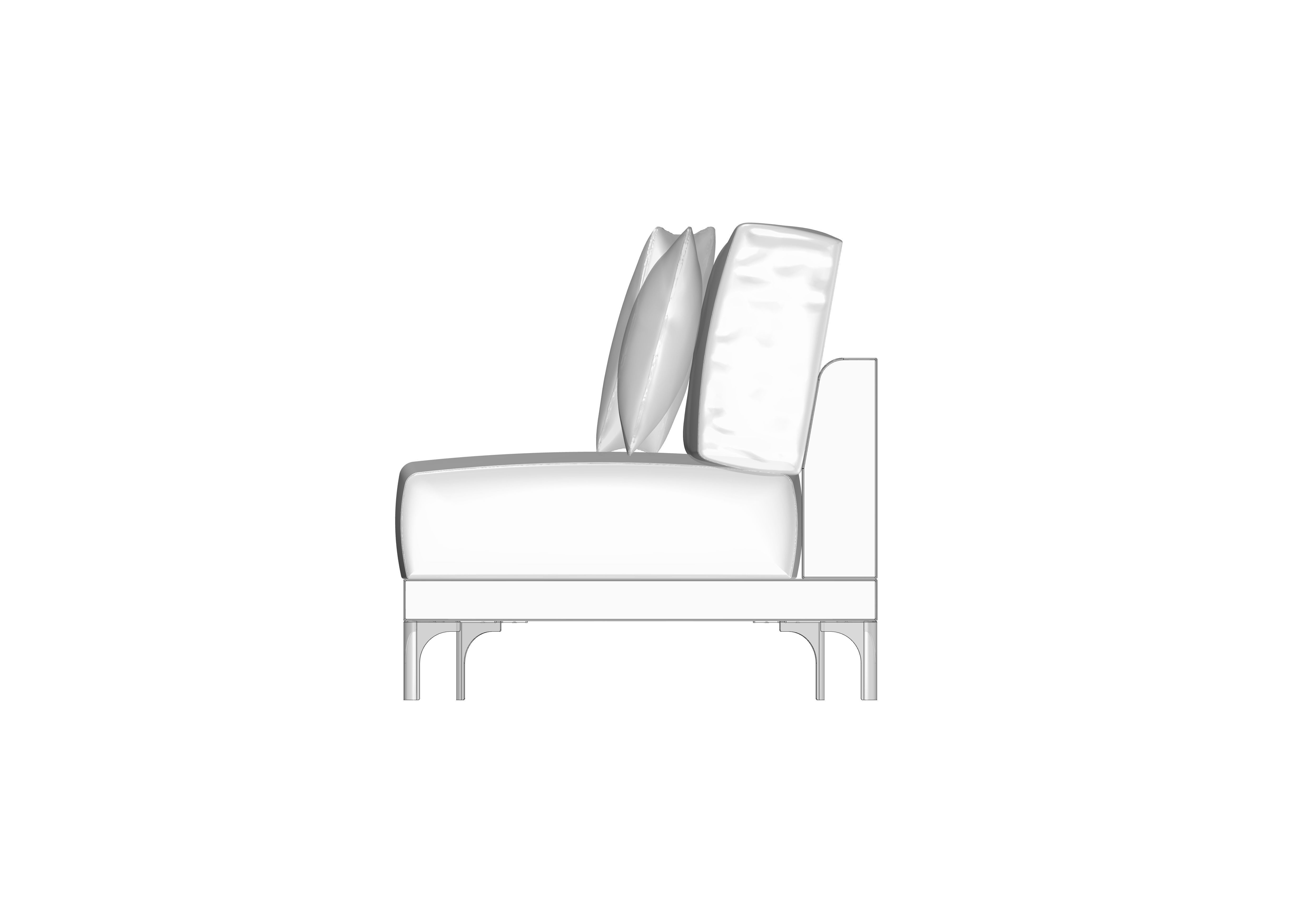 Sofa 01 3-pattern set 3D model_19