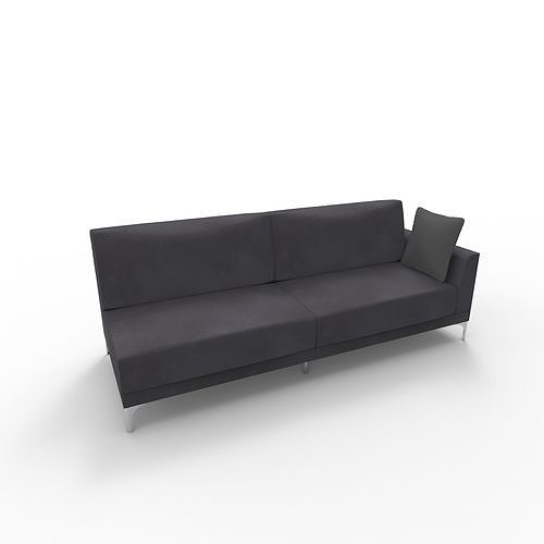 Sofa 01 3-pattern set 3D model 3
