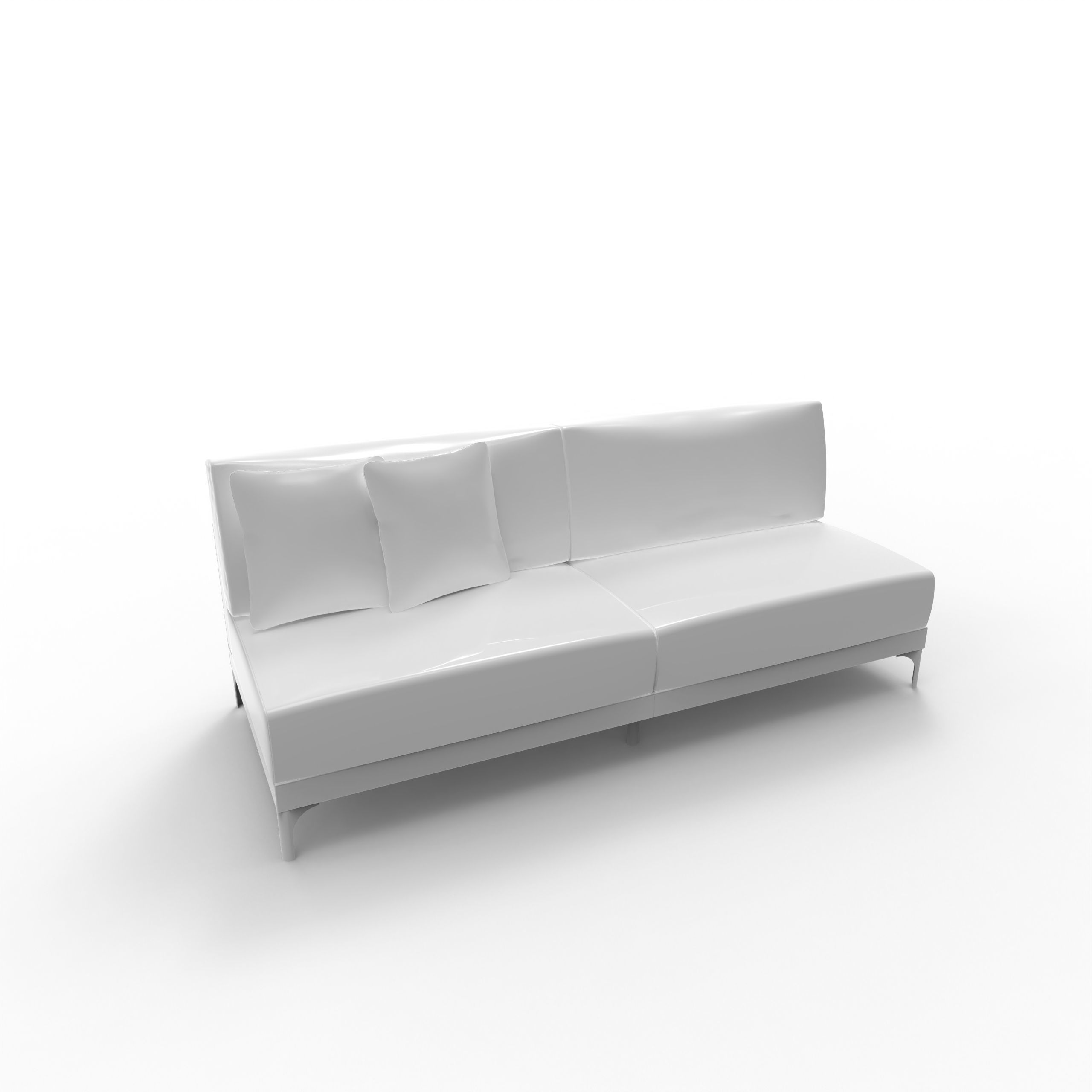 Sofa 01 3-pattern set 3D model_7
