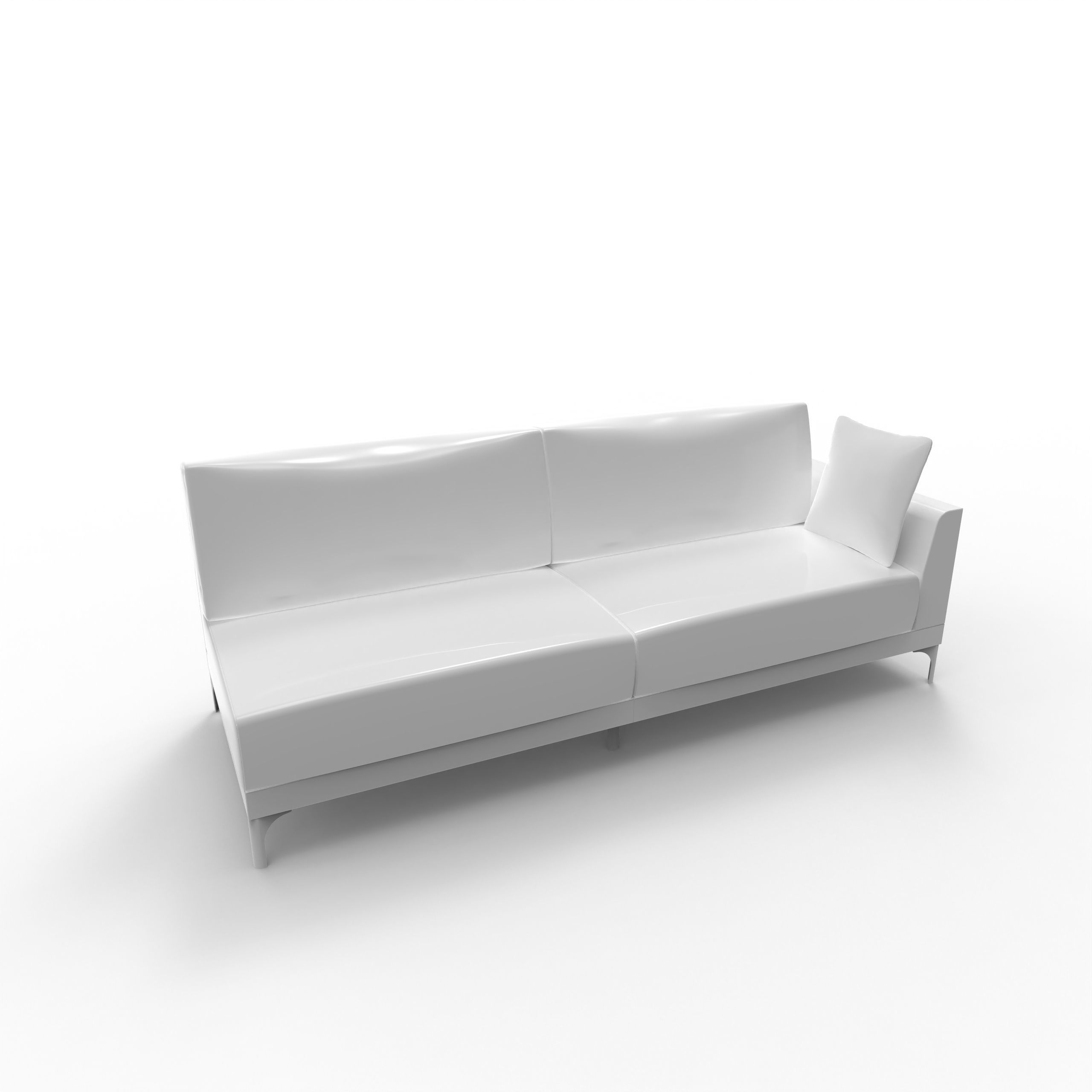 Sofa 01 3-pattern set 3D model_8
