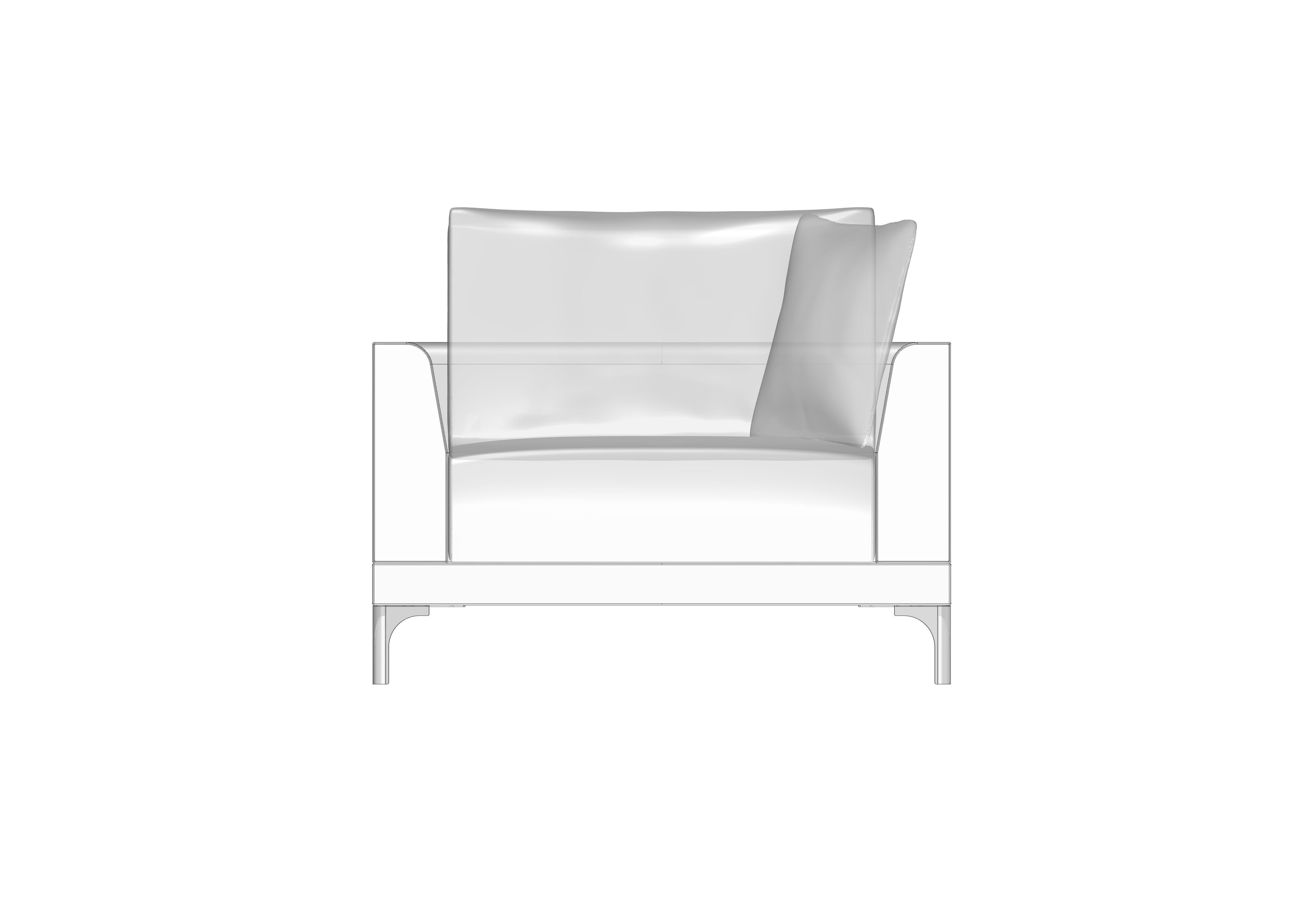 Sofa 01 3-pattern set 3D model_12
