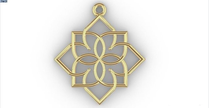 GIRIVAR GOLD PENDANT 3D print model