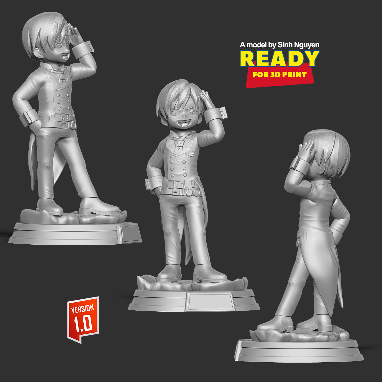 Neito Monoma - My Hero Academia Fanart 3D print model_5