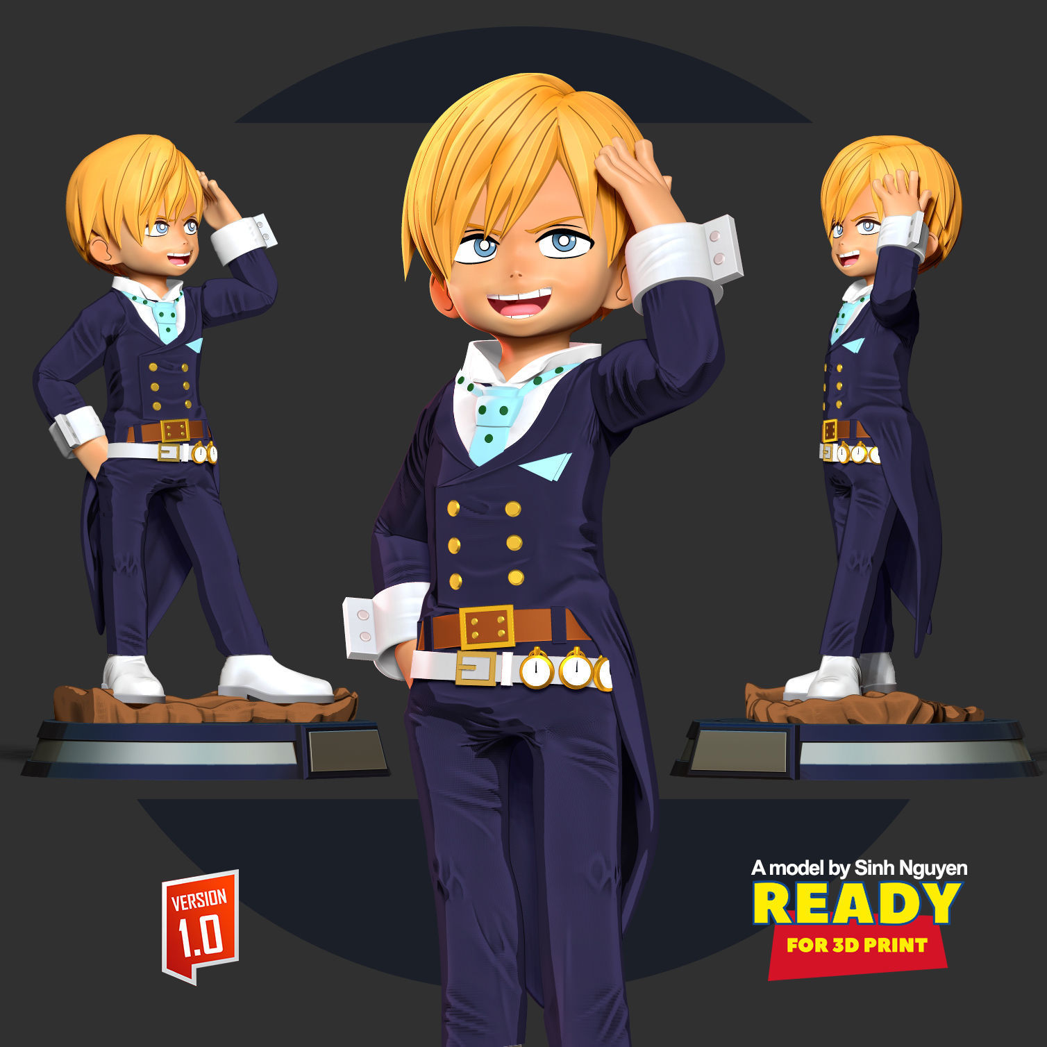 Neito Monoma - My Hero Academia Fanart 3D print model_1
