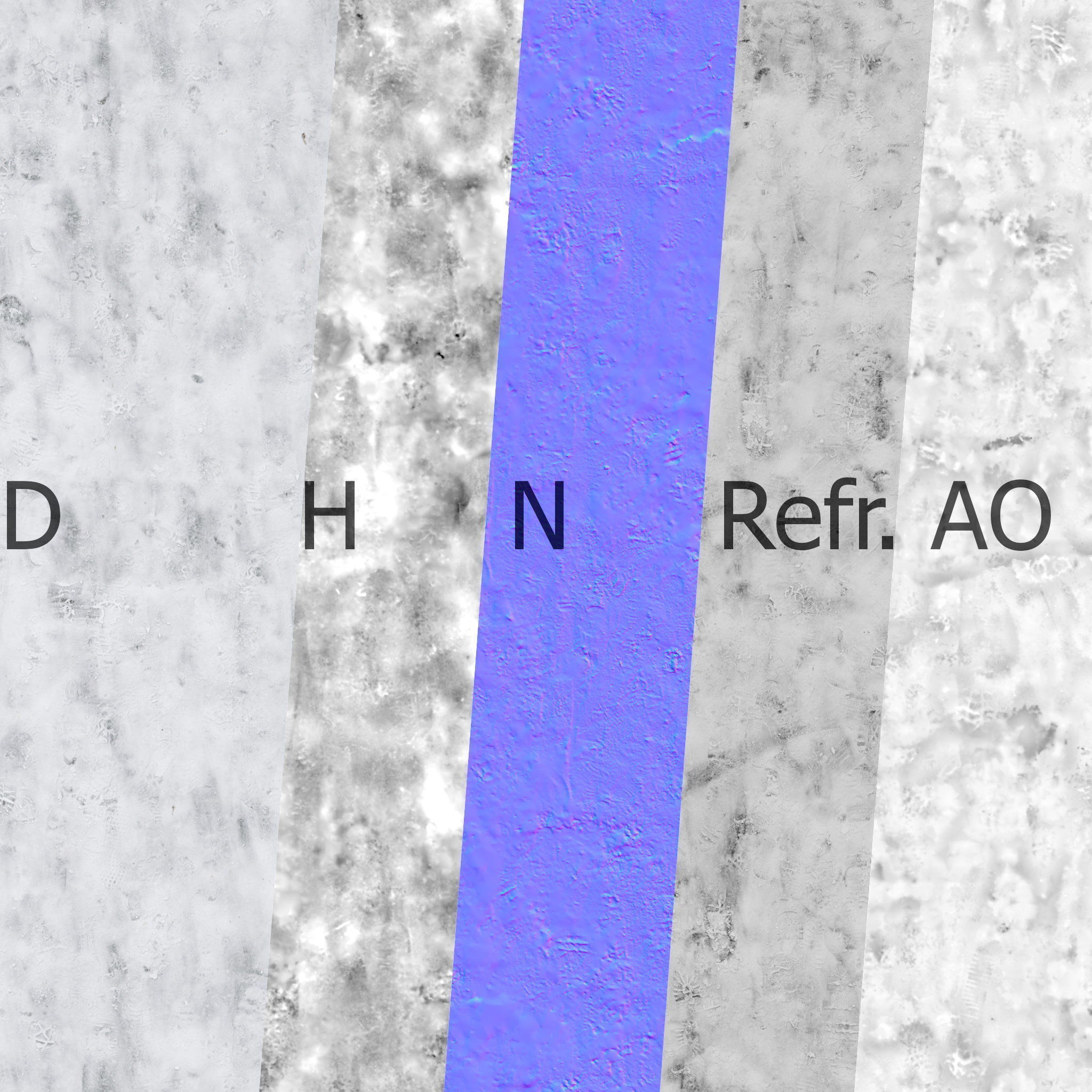 8k seamless snow area material 03 Low-poly 3D model_11