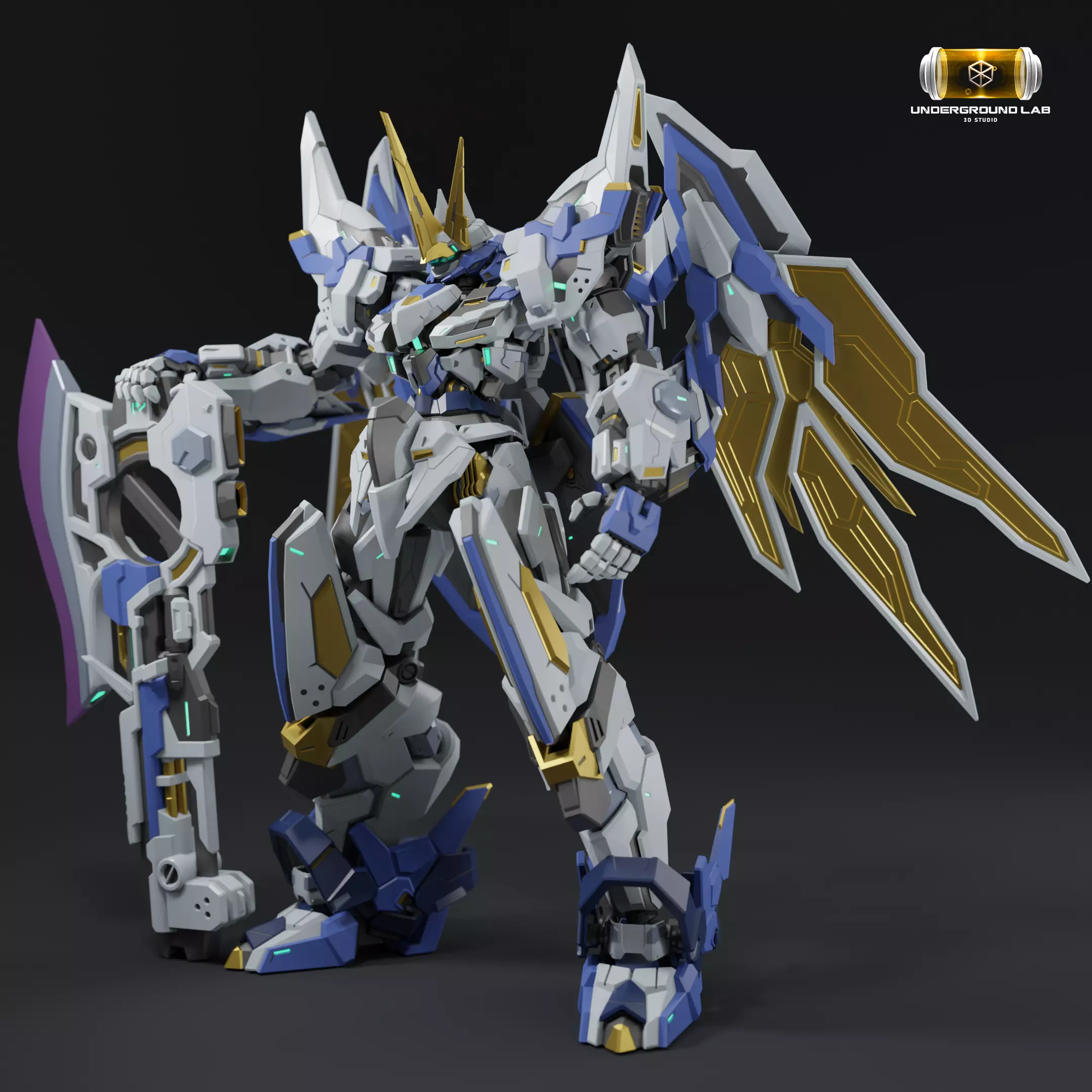 XC-03 Stagx -Original Mecha Design- Low-poly 3D model_0