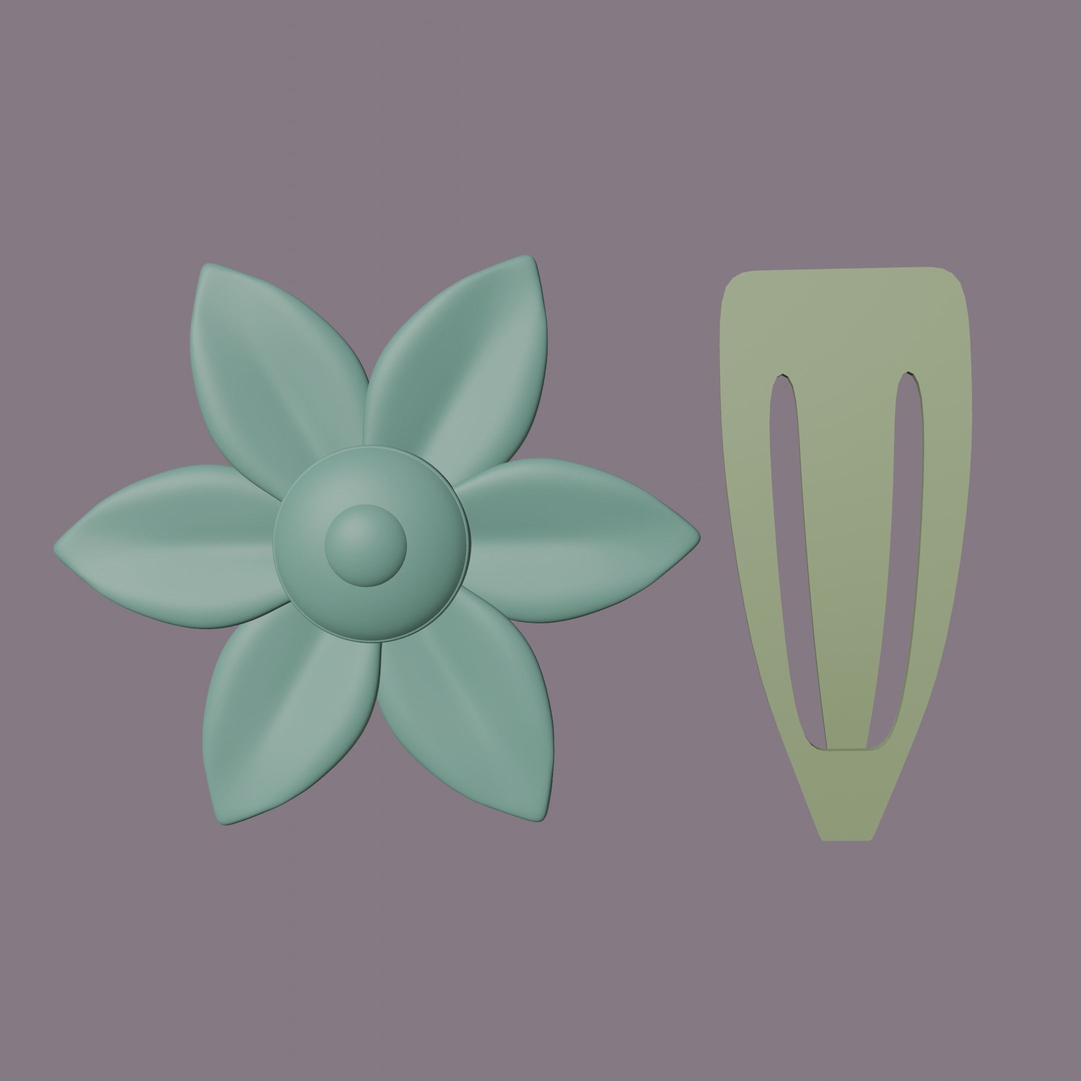 owl house Willow Park barrette  3D print model_2