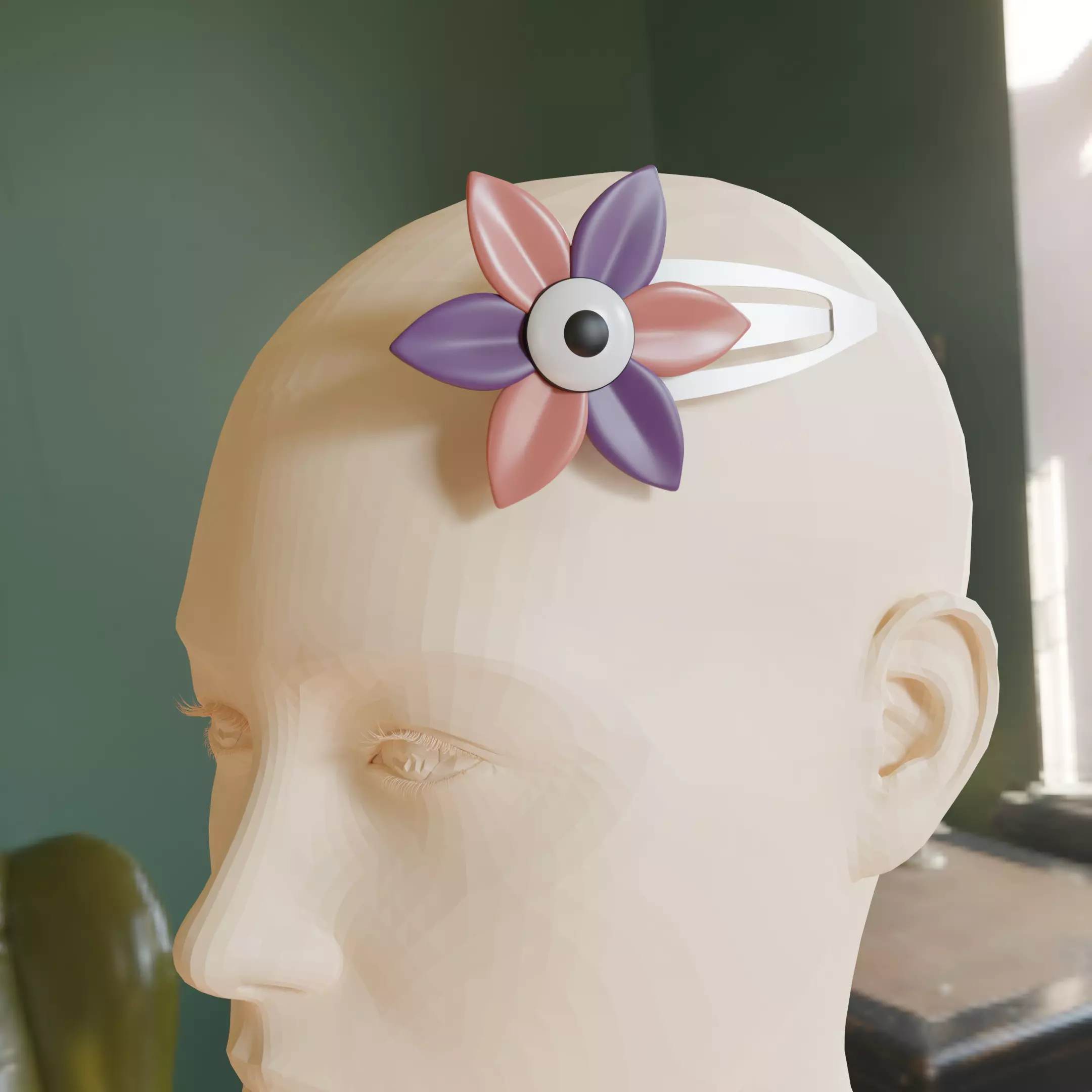 owl house Willow Park barrette  3D print model_0