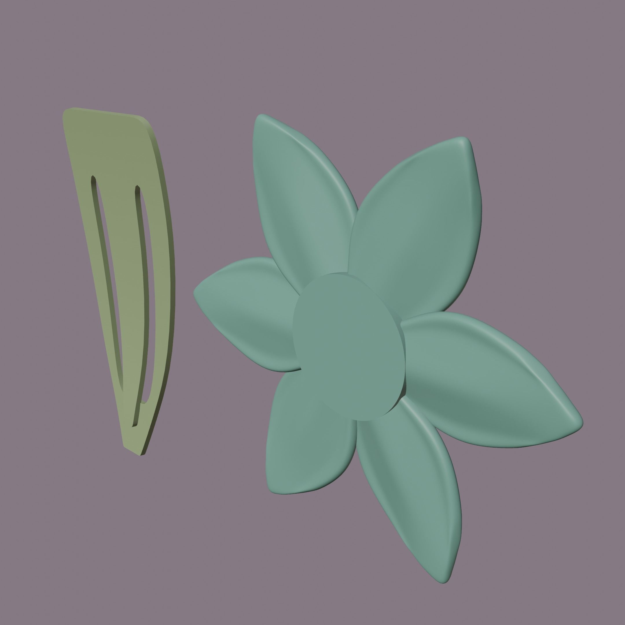 owl house Willow Park barrette  3D print model_3