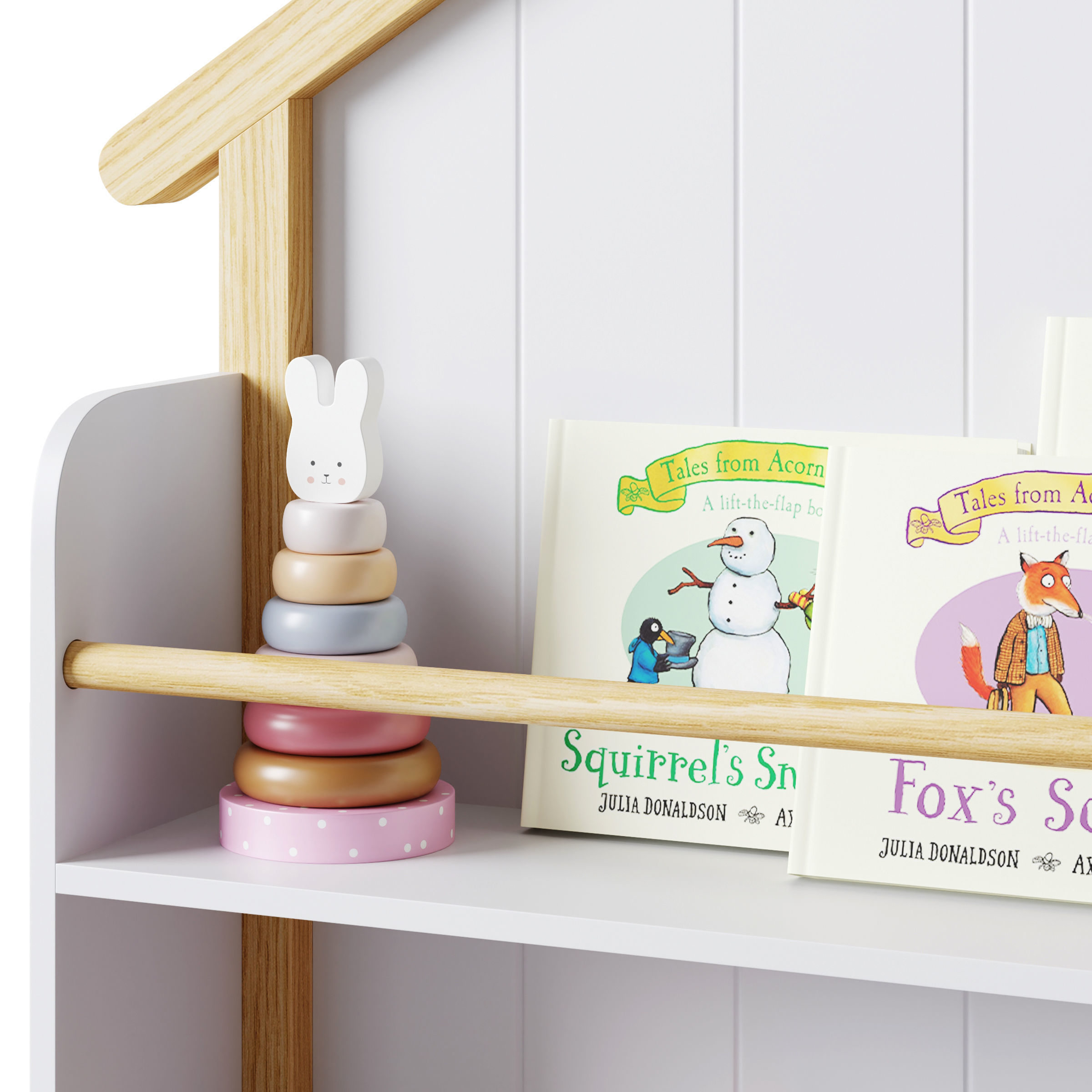 Beach House Bookshelf by Minime 3D model_3