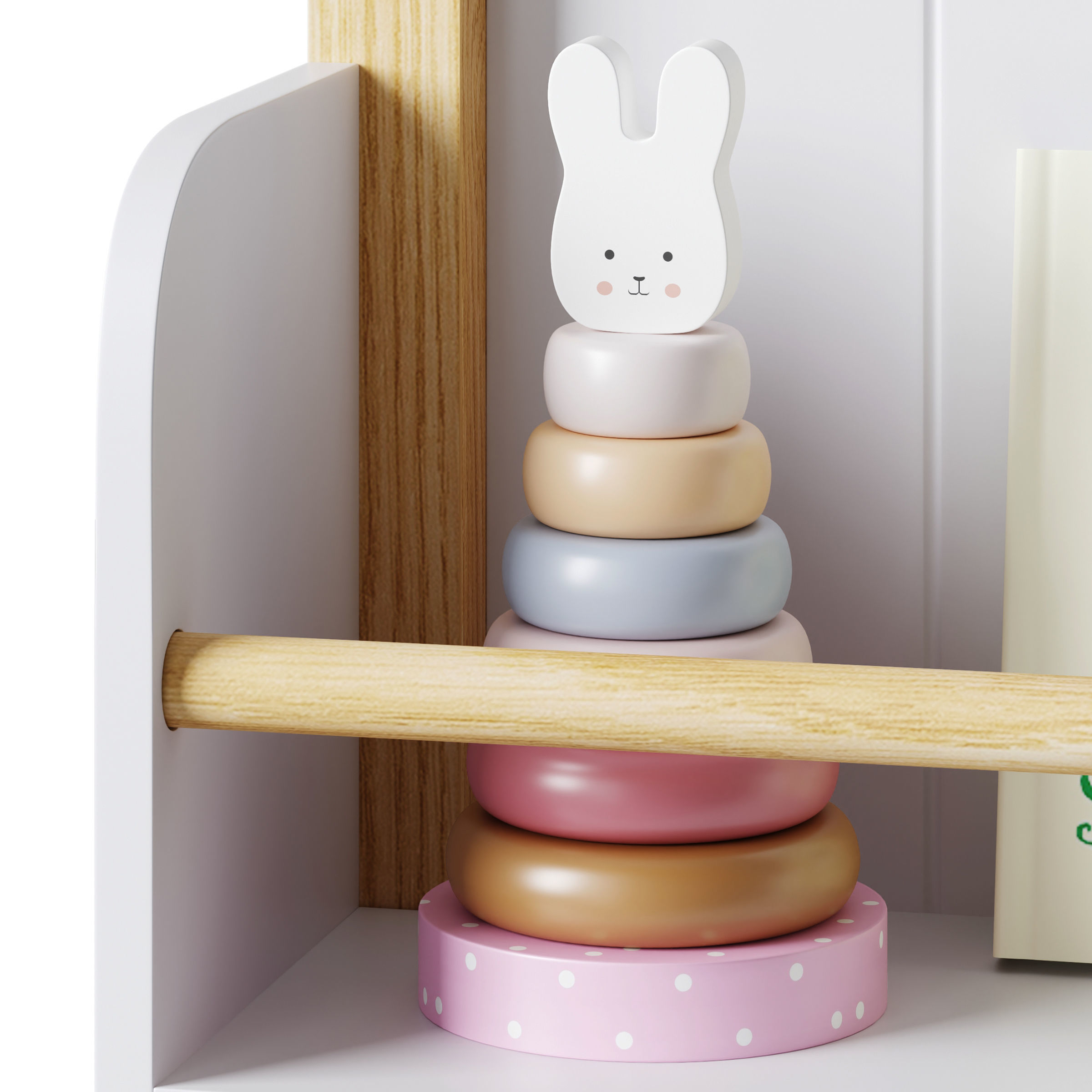 Beach House Bookshelf by Minime 3D model_6