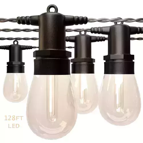 Outdoor String Lights for Patio Garden Wedding Party Lights