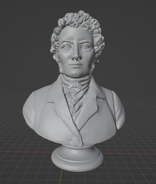 Andre Marie Ampere 3D print model_1