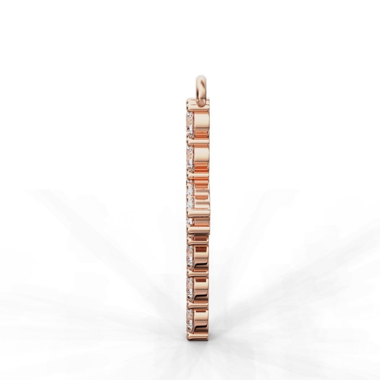 Cross-Pendant-Necklaces Round 2-5mm 3D print model_8