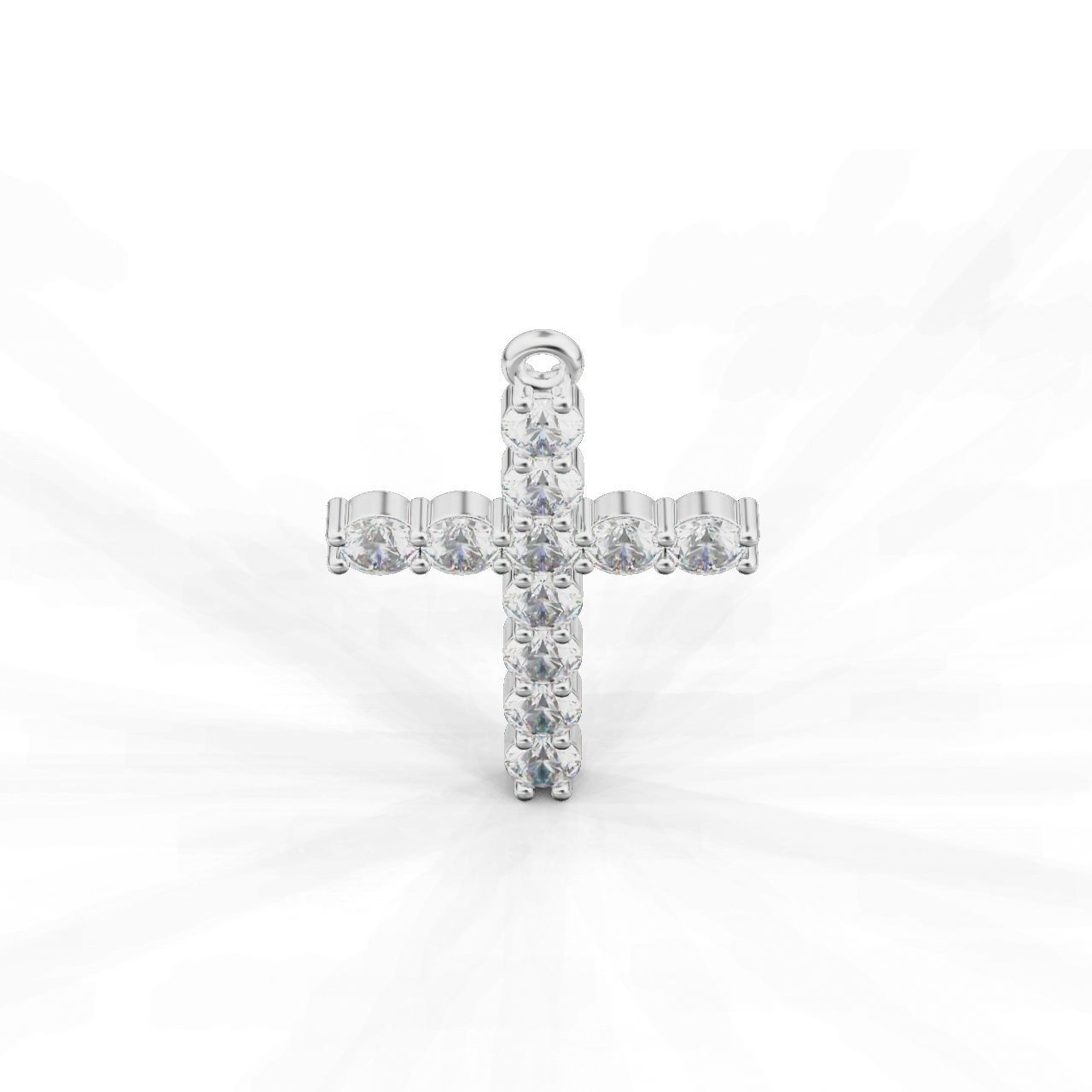 Cross-Pendant-Necklaces Round 2-5mm 3D print model_10