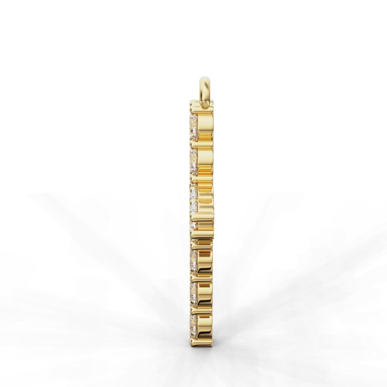 Cross-Pendant-Necklaces Round 2-5mm 3D print model_6