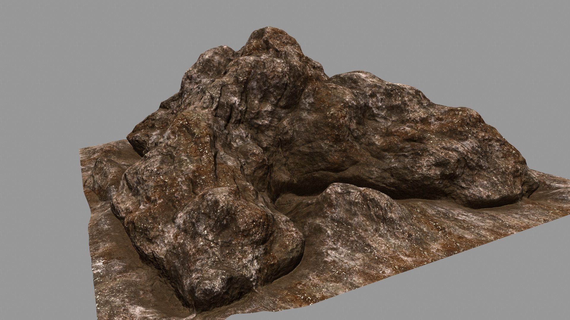 rock 1 mountain 3D model_14